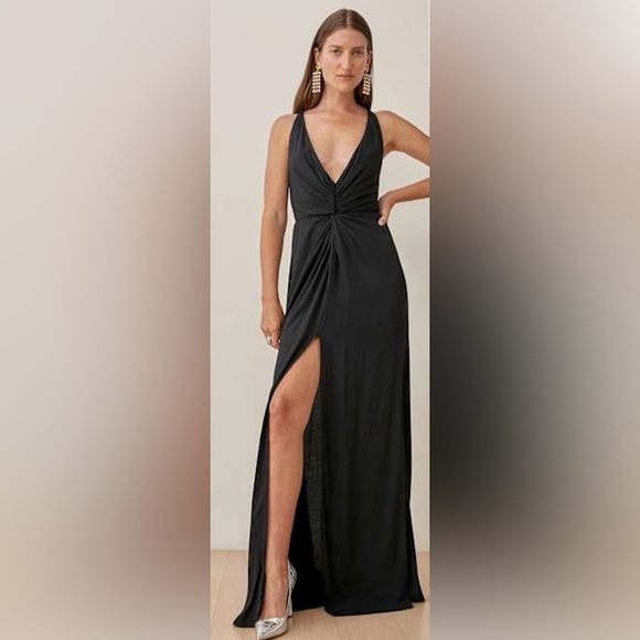 - Reformation Bray dress- Cherry size 10- NWT -$388 - Picture 2 of 11